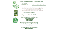 Desktop Screenshot of landscapemanagementconsultants.com